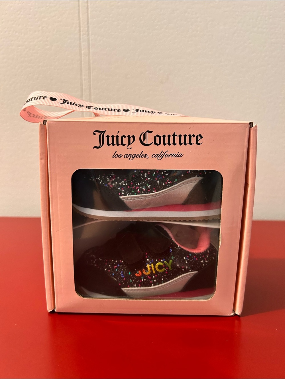 Juicy Couture Size 3 Baby Inglewood Sneakers in Rainbow Colour NWB